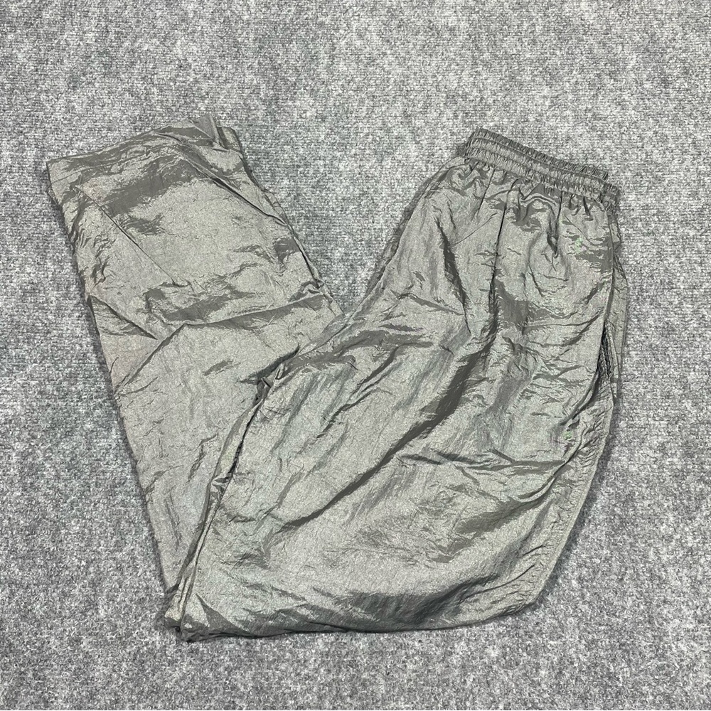 Vintage Silver Metallic Jogger Pants